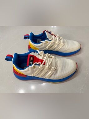 adidas LEGO Racer Colorblock Men's Athletic Shoes White Blue Red Yellow Comfort